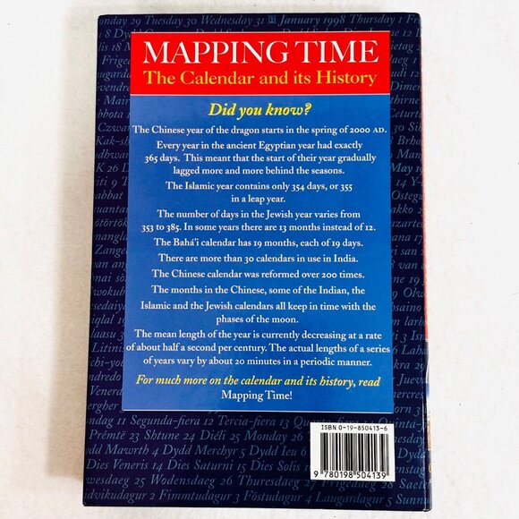 Mapping Time - The Calendar and Its History - E.G. Richards - Oxford Univ. Press - Picture 3 of 11